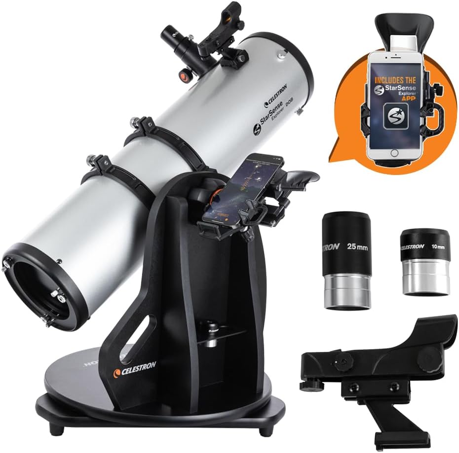 Celestron StarSense Explorer 150mm Dobsonian telescopio app smartphone principiantes análisis