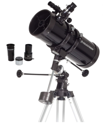 Celestron PowerSeeker 127EQ telescopio reflector montura ecuatorial principiantes